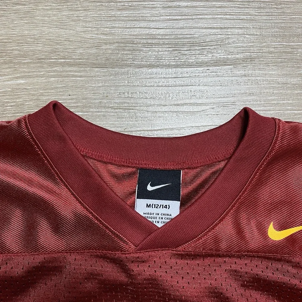 Vintage Y2K Nike Iowa State Cyclones Football Jersey Youth M(12/14) Red #20